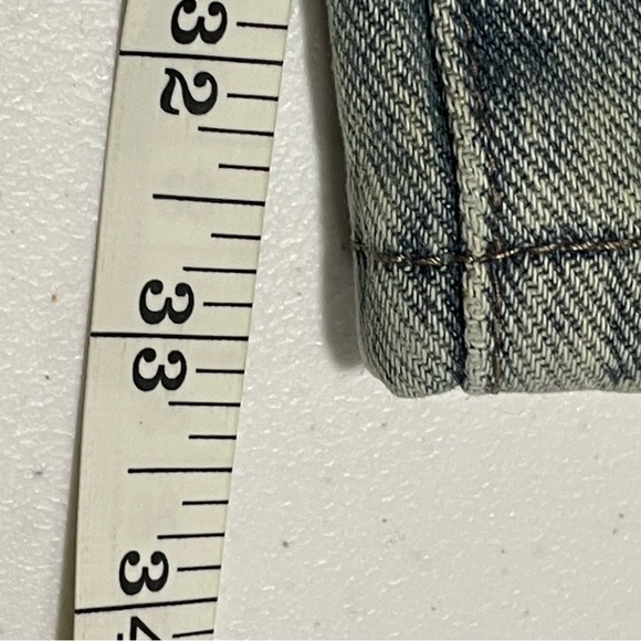 Pretty Little Thing Sz 6 Tall Vintage Wash High Waist Seam Detail 9.5” Leg Jeans - Picture 11 of 12